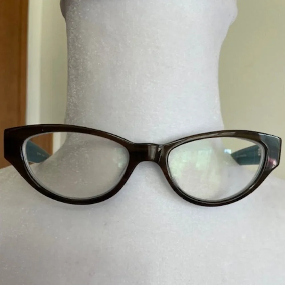 DOLABANY Lucille Glasses Brown Streak Teal 50/17/140